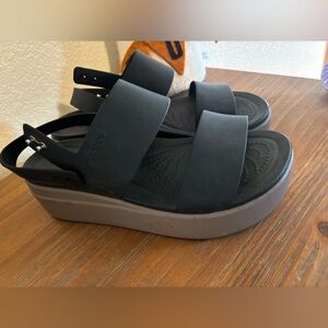 CROCS Brooklyn wedge AS IS‼️